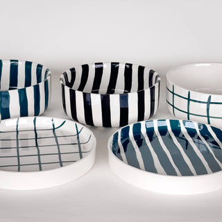 Bowl large GRID - gentle green