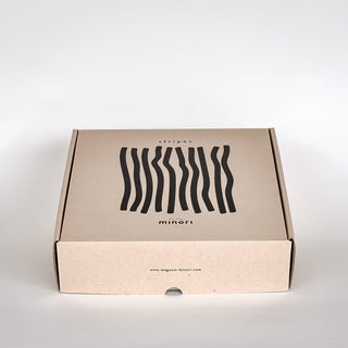 Large Bowl Stripes - gentle green