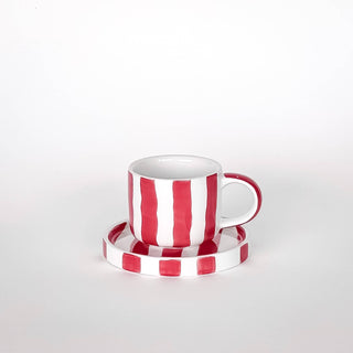 Espresso krūzīšu komplekts ar apakštasītēm - 2gb (4 vienības komplektā)