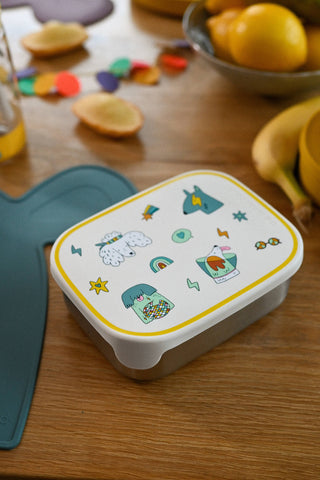 STAINLESS STEEL LUNCHBOX with compartments for KIDS 